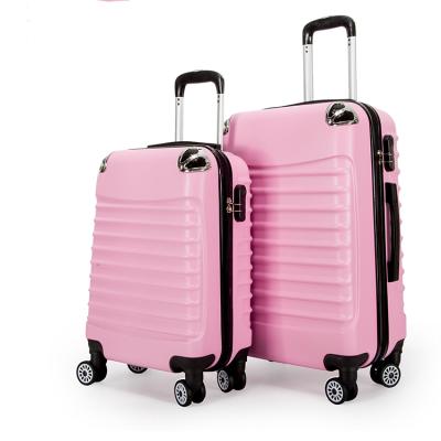 China 2020 New Design PC 2020 New Design ABS Corner Chain Trolley Case Custom Logo Four Wheel Luggage Bag Carry On Case for sale