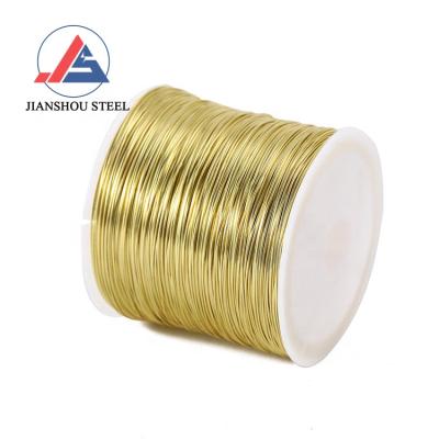 China High Quality Brass Motor C3604 C3603 Wire Rod 0.1mm 0.2mm Diameter Round Brass Wire For Welding for sale