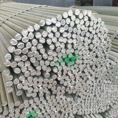 China Hot dipped galvanized zinc bar 12mm 16mm gi round rod round bar carbon standard steel bar construction sizes for sale