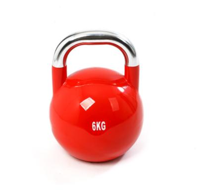 China Universal Red Blue Purple Cast Iron Fitness Kettle Bell Yellow Orange High Quality Endurable Set for sale