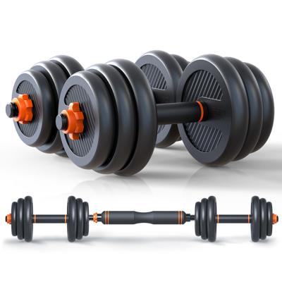 China Universal 6 in 1 Adjustable Dumbbell Cast Iron 5kg 10kg Rubber Price Kettle Bell for sale