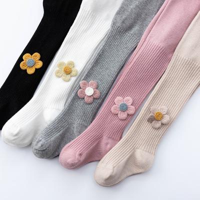 China QUICK DRY High Quality Cotton Knitted Infant Girl Newborn Kids Pantyhose Baby Pantyhose Kids Stocking Toddler Pantyhose for sale