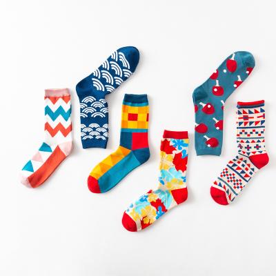 China Novelty QUICK DRY Happy Mens Funny Socks Wholesale High Quality Cotton Fashion Bangs Big Size Crew Hip Hop Thick Men's Long Socks for sale