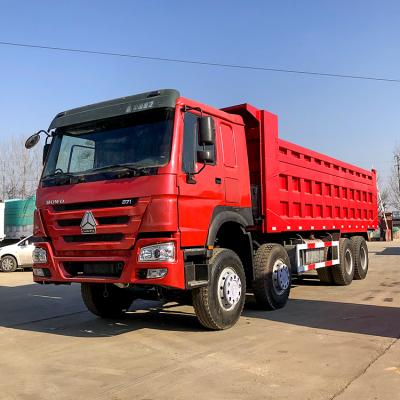 China 375 Hp used Sinotruk 8x4 truck howo 12 wheeler dump truck price 6 30t 40t - 8L for sale