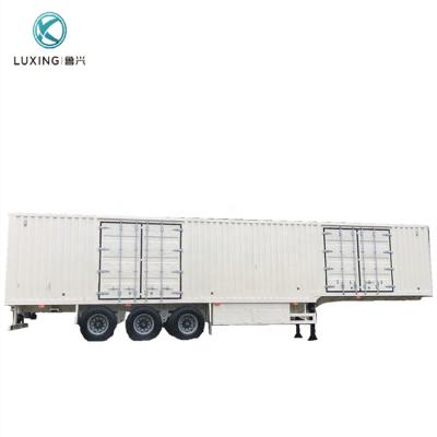 China New Style Luxing Box Cargo Semi Trailer Direct Haul Truck Trailer Made In China for sale