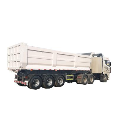 China High Quality Big 4 Single Axle Dump Semi Trailer Truck Trailer Dump Trailer for sale