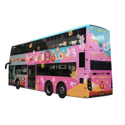 China 2020 Waterproof+Eco-friendly New Arrival Custom Design Full Color PVC Bus Body Car Sticker Printing Vinyl Roll for sale