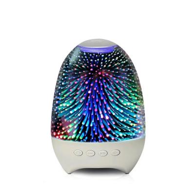 China Hot ABS+Glass+PC Christmas Gift Christmas Song Singing Wireless Speaker With Glowing Lighting Christmas Indoor Tree Decoration Business Gift for sale