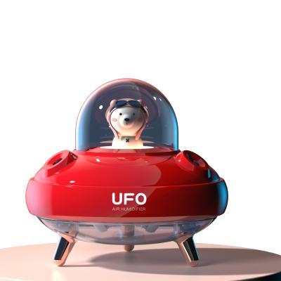 China UFO Shape Dropshipping Mini Air Humidifier Portable Diffuser Machine Air Purifier With Cute UFO Shape for sale