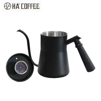 China Viable Factory Wholesale Metal Coffee Pot Vietnam Coffee Pot Coffee Kettle With Thermometer for sale