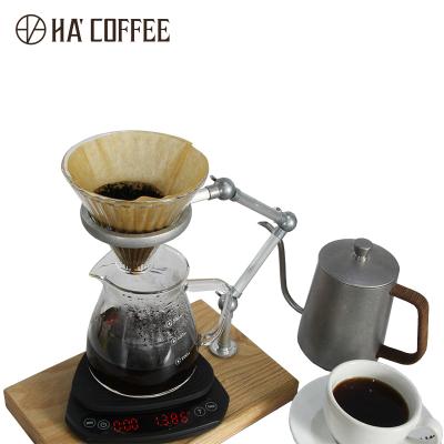 China New Design Sustainable Coffee Accessories Pour Over Coffee Dripper Stand Coffee Filter Stand Holder for sale