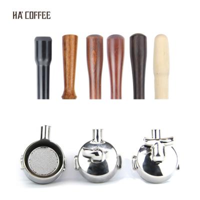 China Sustainable Coffee Accessories Bartender Tools Stainless Steel Coffee Portafilter For Espresso Coffee for sale