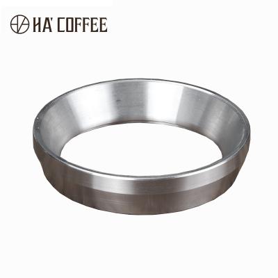 China Viable Custom Logo Dosing Ring Kitchen Stainless Steel Coffee Powder Dosing Ring for sale