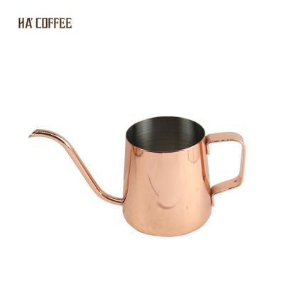 China Mini 250ml Viable Pour Over Kettle Coffee Maker Stainless Steel Gooseneck Drip Teapot Jug Can Kitchen Tool Coffee Tool Accessories for sale