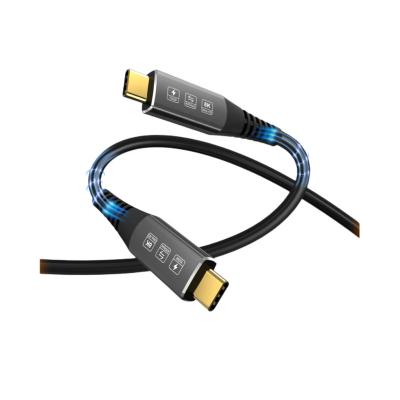 China Fast Type C 40Gbps 8K MP3/MP4 Player Charging USB 4.0 Cable 20v 5a 100w Braided Type-C Data USB Charging Cable for sale