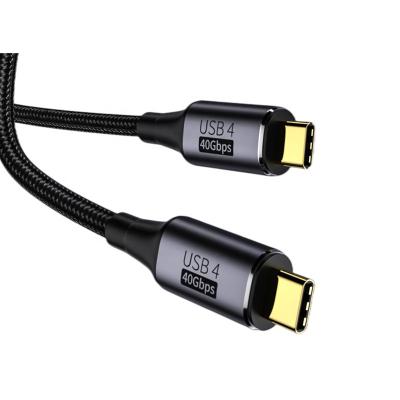 China MP3/MP4 Player PD 20V 5A 100w USB 4 Type C to USB C Cable Usb 4.0 C Straight Cable 40Gbps 8K 60Hz for sale