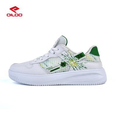 China Outsole:MD/Lining:Mesh/Upper:Tide Fashionable Wholesale Custom Flat Stable Sports Sneakers OEM Shoes Man Skateboarding PU QILOO for sale