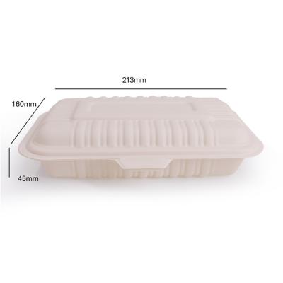 China Hot Selling Biodegradable Disposable Food Bowl Sugar Cane Bagasse Microwavable 4 Inch Cake Food Burger Box for sale