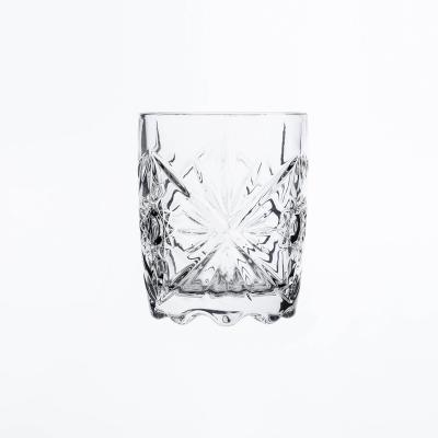 China Popular Hot Sale Old Fashioned Clear Whiskey Glasses Cups Crystal Rock Shot Glass Whiskey Glass Mug for sale