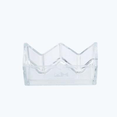 China Cheap round popular hot sale transparent glass ashtray for home decor smoking ashtray for sale