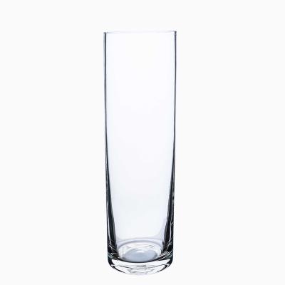 China Nordic direct wholesale clear glass centerpiece flower vase factory cylinder glass vase wedding for wedding and home decoration flowers for sale