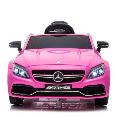 China Ride On Toy Licensed Mercedes Benz C63 Kids Electric Car For Kid Remote Control 12V Battery for sale