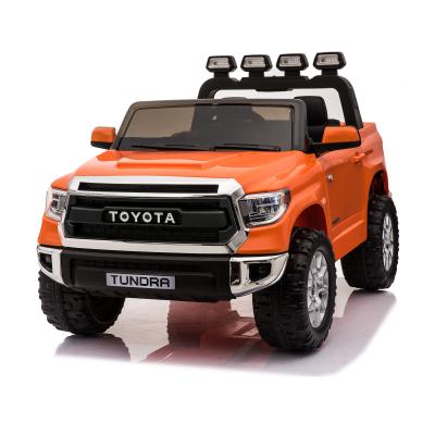 China Licensed Toyota Tundra Two-Seat Electric Kid Truck Car With Rear Trunk PBT-A183 for sale