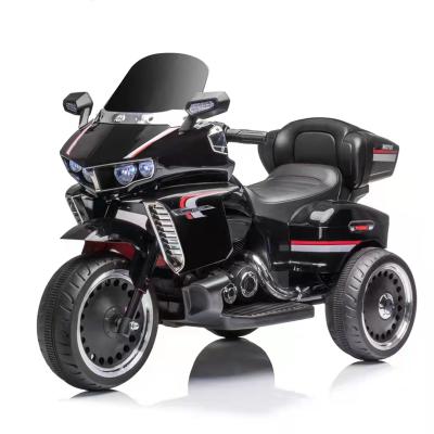 China Ride On Toy Cool Design Three Wheel Child Ride On Car Electric Motorcycle For Kids With Music Light Power Battery for sale