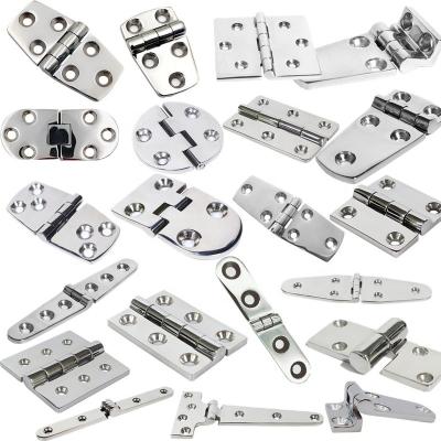 China 316 Stainless Steel Marine Hardware 316 Stainless Steel Mirror Polished Casting Hinge For Sale for sale