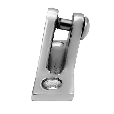 China Marine Hardware Boat Yacht Accessories 80 Degree Deck Hinge For Bimini Main 316 Stainless Steel Marine Boat Parts Mount Hardware for sale