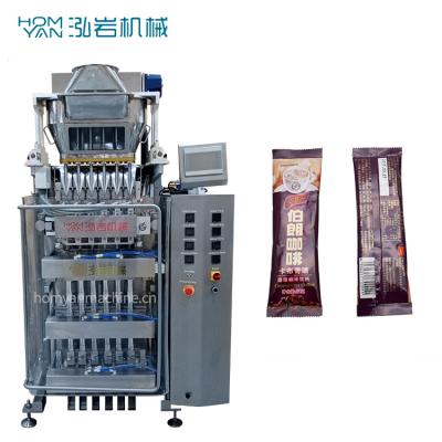 China Food Coffee Multi-Function Multi-Lane Automatic Powder Instant Drinks Powder Sachet Packaging Machines for sale