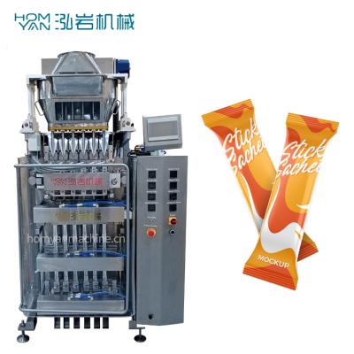 China Multi Lines Sachet Yeast Spices Powder Bag Food HOMYAN CE vffs Packing Machine for sale