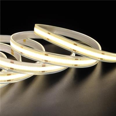 China LANDSCAPE High Brightness 12v LED Cob Spotless Flexible Strips Light For Indoor And Outdoor Decoration for sale