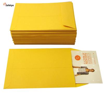 China Business Envelope 6*9inch Catalog Kraft Paper Envelope With Glue Flap Side Seal for sale