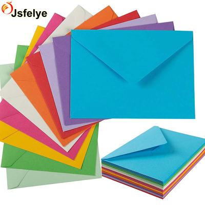 China A7 5x7 Colorful Envelope 5.24 x 7.24 Inch Business Envelopes Multicolor V Flap Invitation Envelopes for 5x7 Cards, Birthday, Weddings for sale