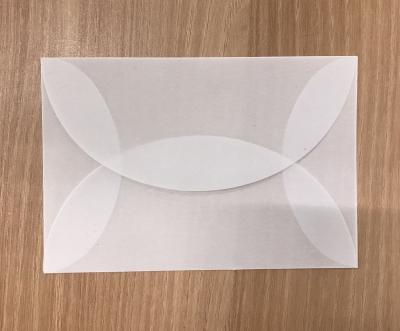 China Business Envelope 105*154mm Sticker Paper Wedding Envelope Tracing Paper Envelope for sale