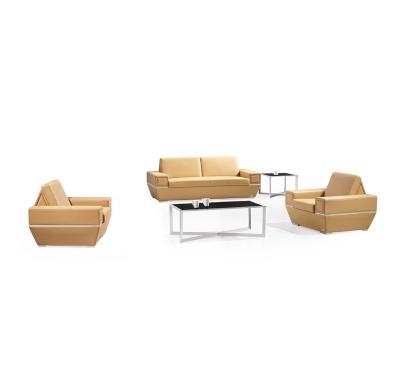 China 9233 Cooling Interior Modern Column Design Office Sofa Three Seat for sale