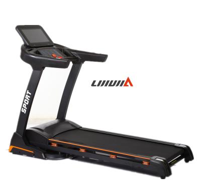 China With Mp3& USB Input Lijiujia Manufactures Touch Screen Life Electric Foldable Luxury Commercial Fitness Treadmills Home Gym Machine for sale