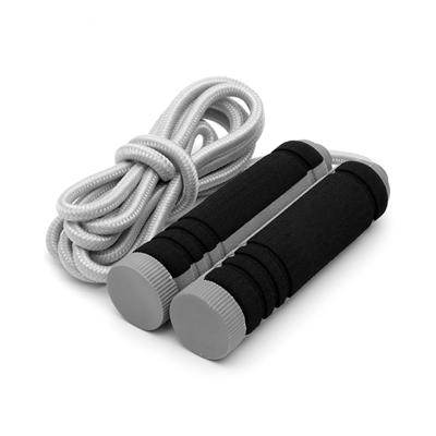 China Durable Gray Black High Quality Hand Grip Elastic Rope Jump Rope for sale