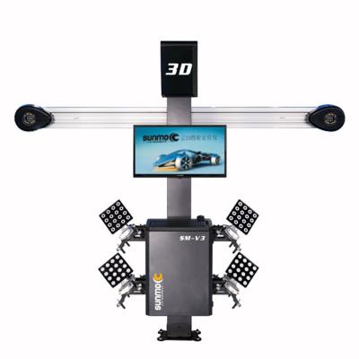 China Cheap 3D Dynamic Simulation Sunmo Sunmo Tire Repair Machine 3D Camera Wheel Alignment for sale