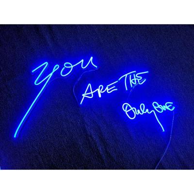 China Decoration Factory fashion custom artitis led neon light Decorative wedding party bar good vibes led letter neon sign for sale