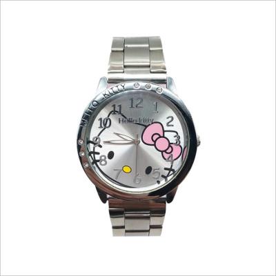 China 2021 New 2021 New Children's Cartoon Kids Hello Kitty Girl's Cute Quartz Watch for sale