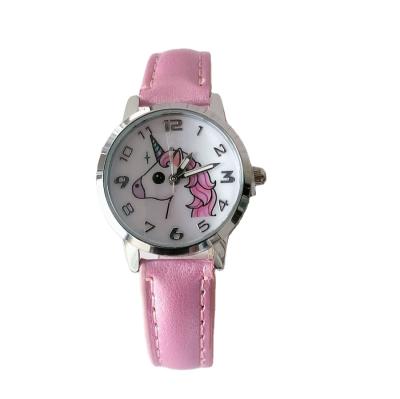 China New 2021 Children's cartoon children's boy girl dot quartz watch unicorn factory outlet for sale