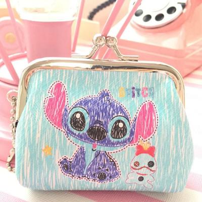 China New cartoon stitch waterproof children's wallet girl's PU women's PU wallet gift beautiful for sale