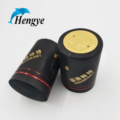 China Customized Wine Bottle Shrink Caps Tin Wine Capsules Gravure Printing for sale