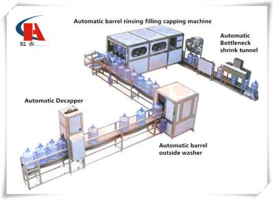 China Cadena de producción del agua mineral tecnología de transferencia de la abrazadera para 3 - 5 galones en venta