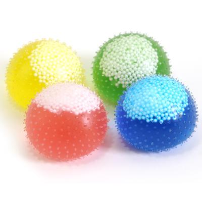 China 2020 Soft Toy TPR Water Floc Ball Relaxing Foam Squeeze Ball With Spike for sale