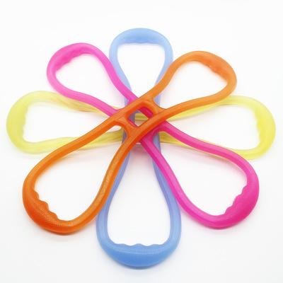 China Hip Expander Yoga Power Exercise Body Band Jelly Silicone Pull Rope Slingshot for sale