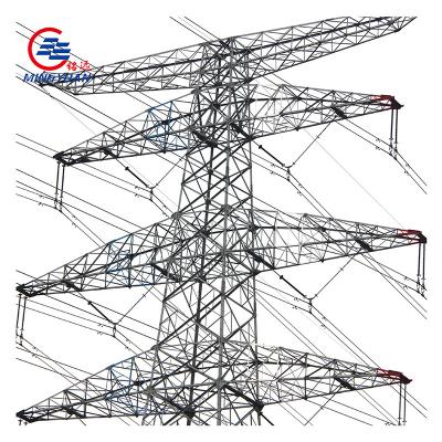 China Torre eléctrica galvanizada de la transmisión de Q345B, torre del enrejado de la transmisión 10m en venta