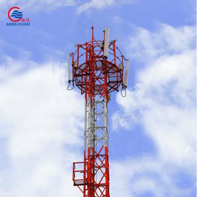 Chine Immersion chaude de tour en acier de trellis d'antenne, tour hertzienne de trellis de Q355b à vendre